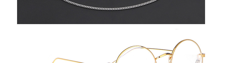 Fashion Silver Stainless Steel Chain Color Protection Anti-skid Glasses Chain,Sunglasses Chain