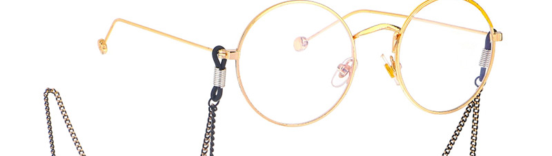 Fashion Black Hang Neck Six-pointed Star Chain Glasses Chain,Sunglasses Chain