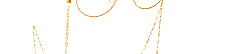 Fashion Gold Non-slip Metal Plum Blossom Glasses Chain,Sunglasses Chain