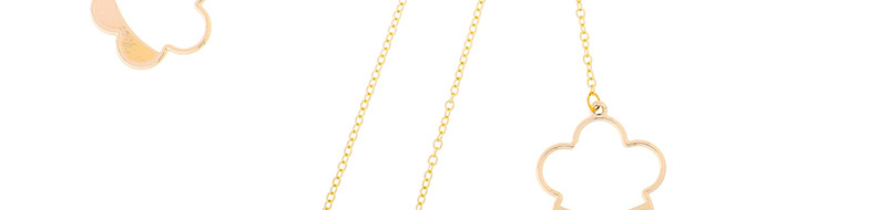 Fashion Gold Non-slip Metal Plum Blossom Glasses Chain,Sunglasses Chain