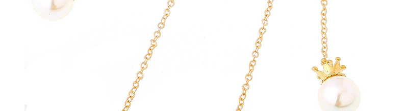 Fashion Gold Non-slip Metal Crown Pearl Glasses Chain,Sunglasses Chain