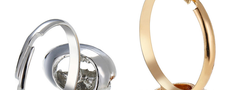 Fashion Silver Shell Alloy Ring,Fashion Rings