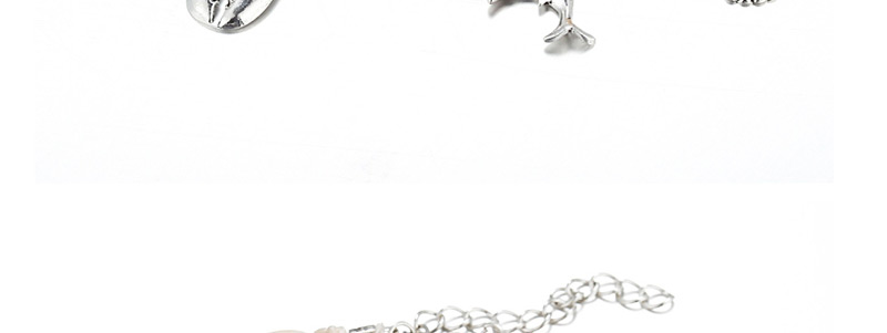 Fashion Silver Dolphin Fishtail Shell Anklet,Fashion Anklets