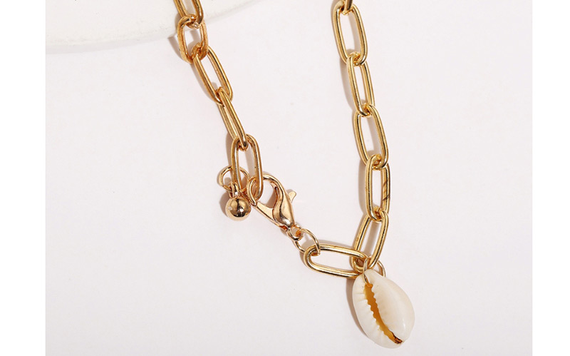 Fashion Gold Natural Shell Chain Anklet,Fashion Anklets