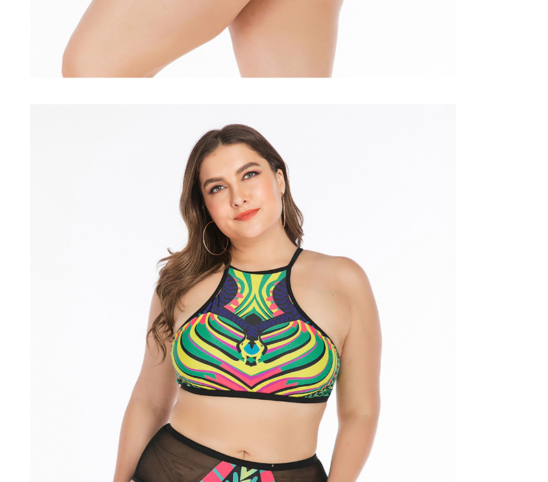 Fashion Color Big Cup Swimsuit,Swimwear Plus Size