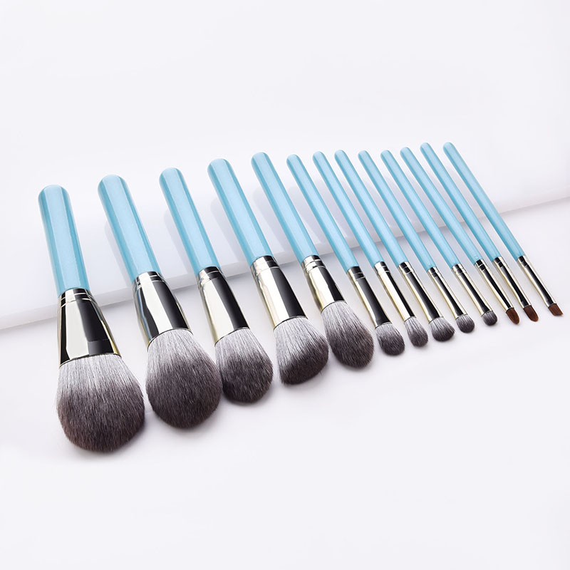 Fashion Blue 13 Stick Makeup Brush,Beauty tools