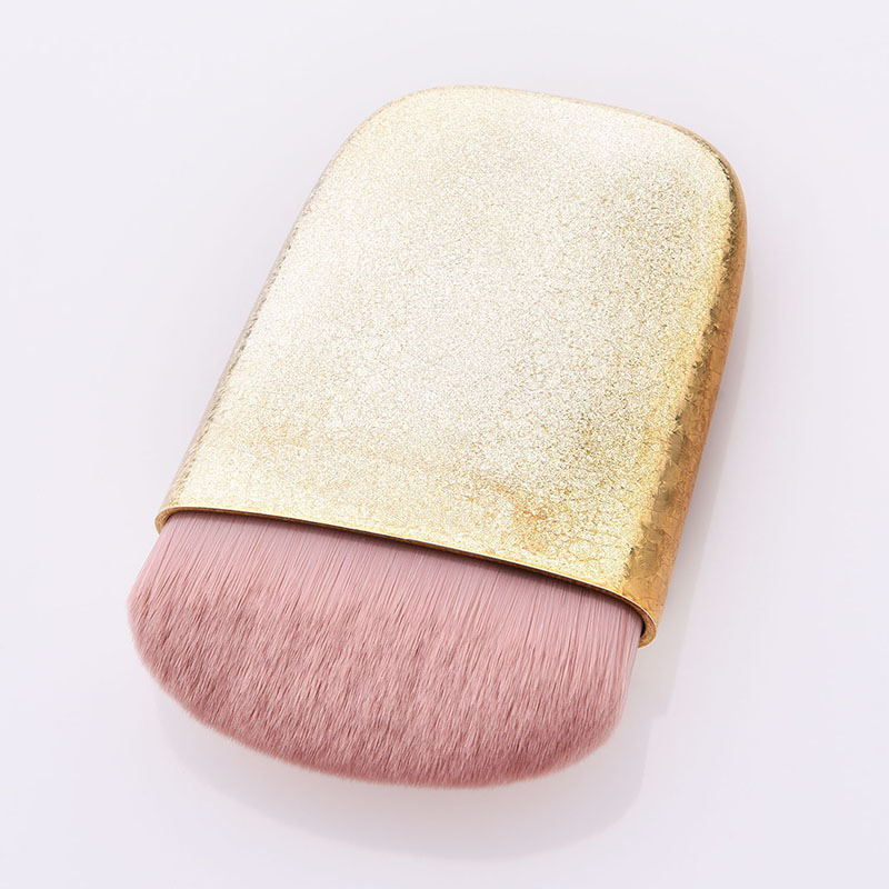 Fashion Frosted Gold Single Flat Head Makeup Brush,Beauty tools