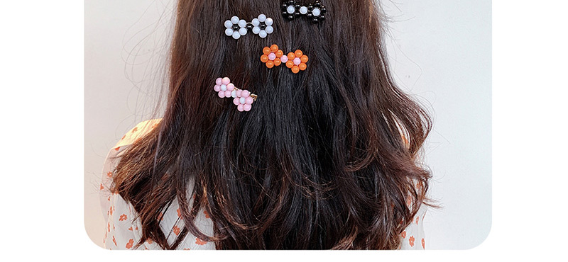 Fashion Orange Cream Flower Imitation Pearl Hairpin,Hairpins
