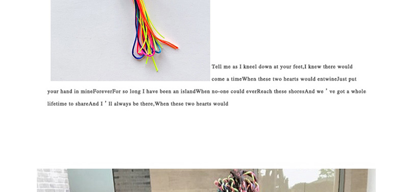 Fashion Colorful Streamers Mm (root) Gradient Rubber Band,Hair Ring