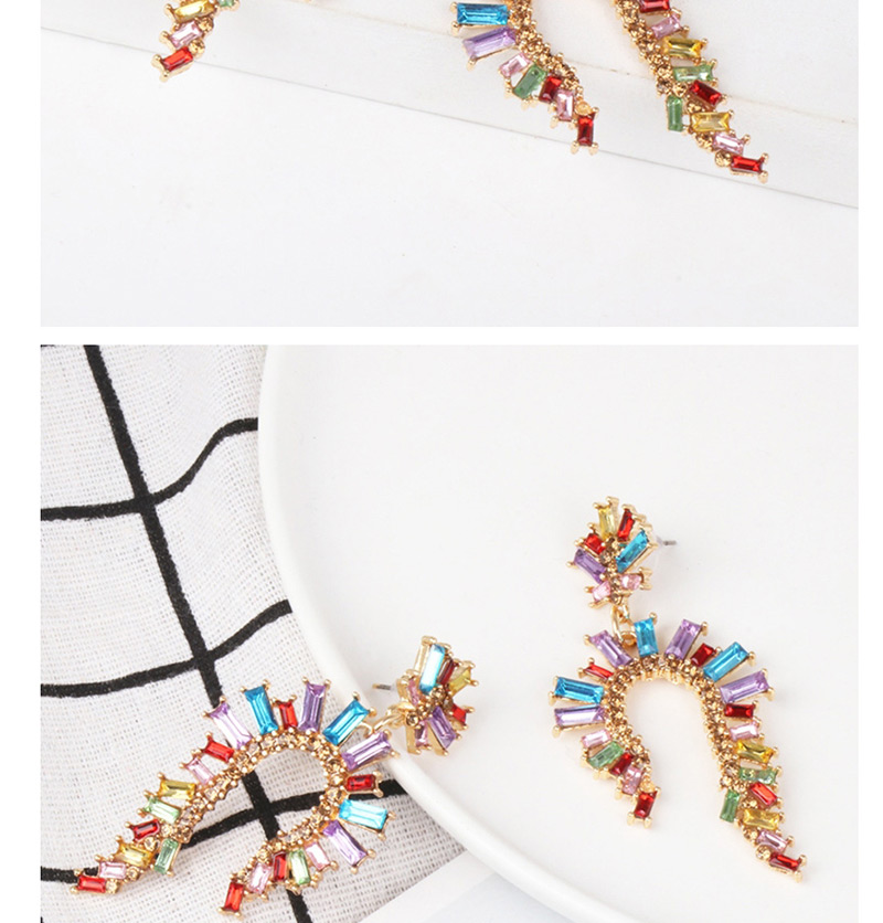 Fashion Color Flower Stud Earrings,Drop Earrings