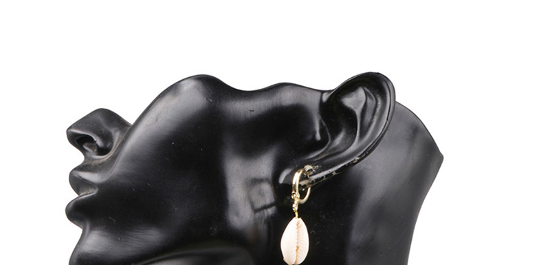 Fashion Gold Natural Shell Pearl Earrings,Drop Earrings