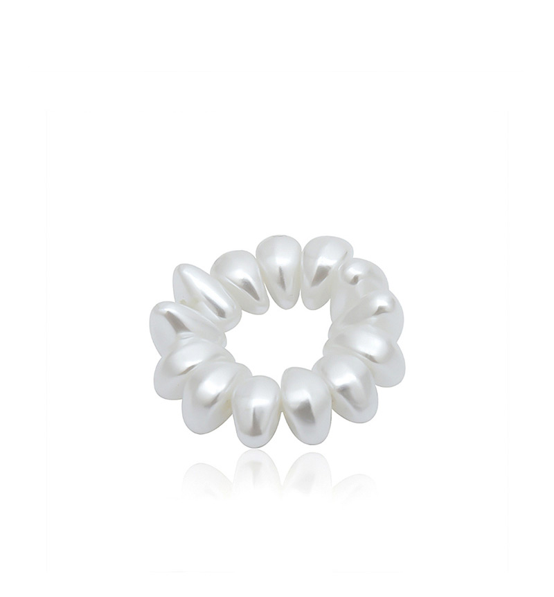 Fashion White Geometric Shaped Pearl Elastic Ring,Fashion Rings