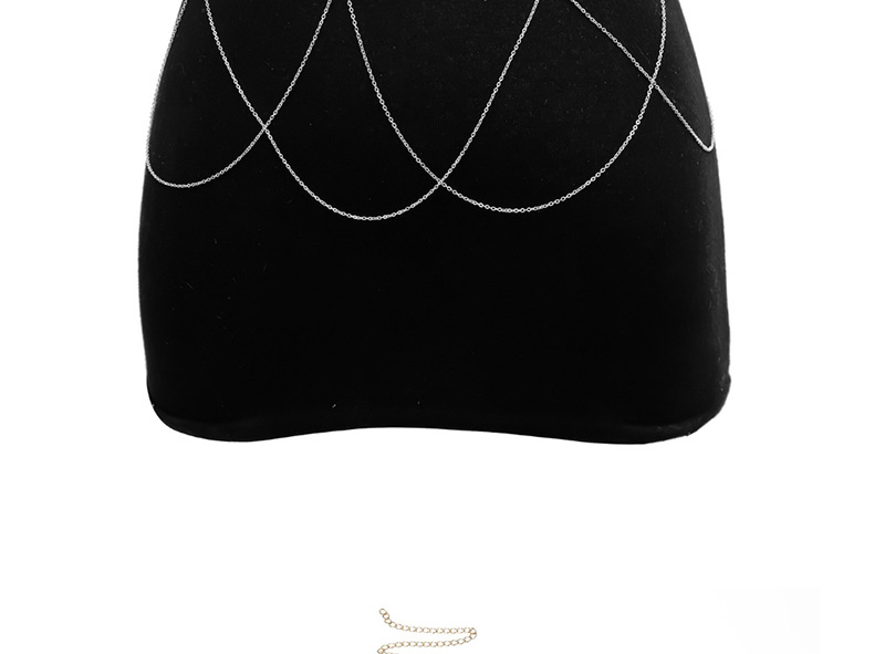 Fashion Gold Geometric Chain Tassel Waist Chain,Body Piercing Jewelry