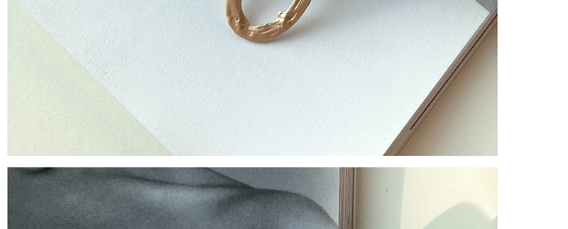Fashion Gold Three-dimensional Pleated Metal Geometric Hollow  Silver Needle Earrings,Drop Earrings