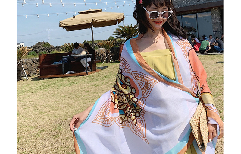 Fashion Thai Idol Oversized Sunscreen Shawl,Thin Scaves