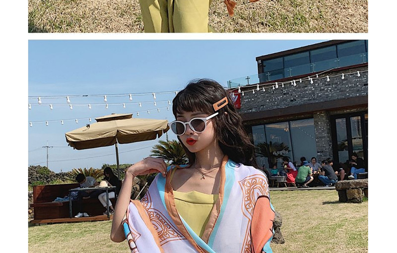 Fashion Thai Idol Oversized Sunscreen Shawl,Thin Scaves