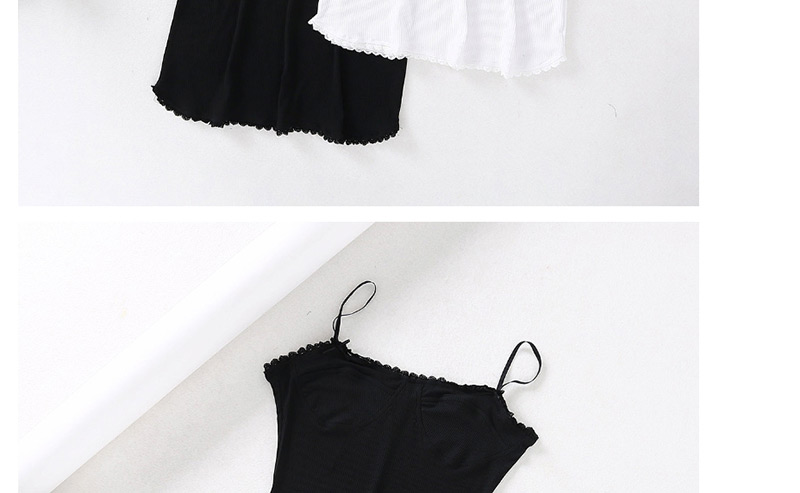 Fashion Black Lace-trimmed Threaded Dress,Mini & Short Dresses