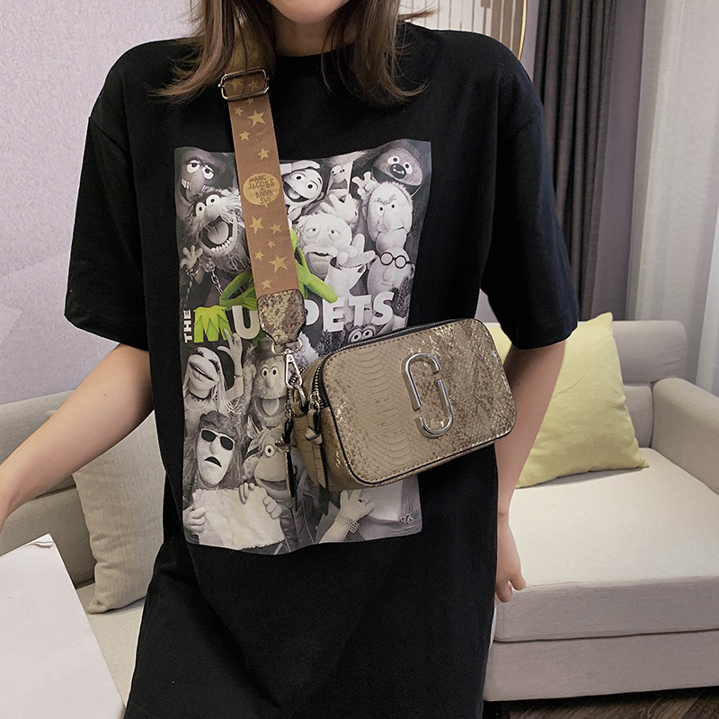 Fashion Dark Khaki Serpentine Metal Buckle Shoulder Diagonal Package,Shoulder bags