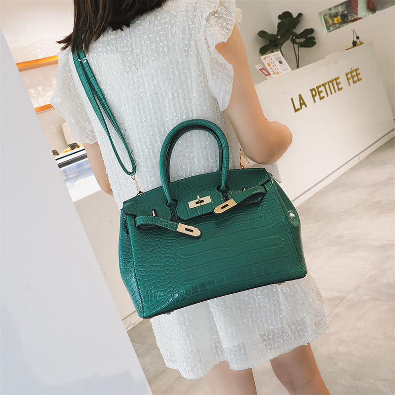 Fashion Green Stone Pattern Crossbody Shoulder Bag,Handbags