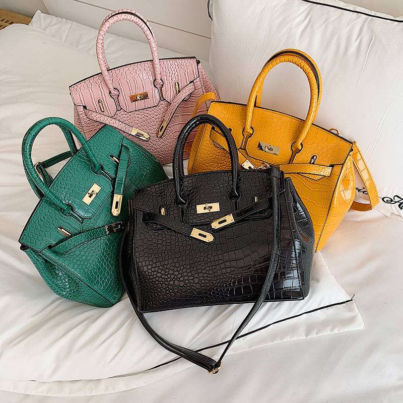 Fashion Pink Stone Pattern Crossbody Shoulder Bag,Handbags