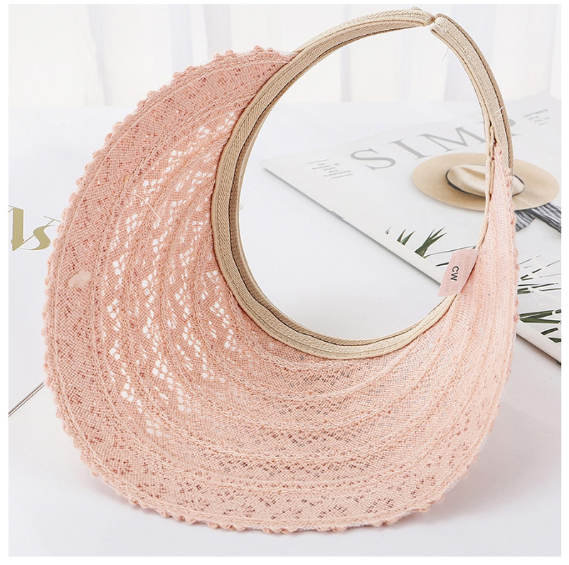 Fashion Pink Hoop Lace Top Hat,Sun Hats