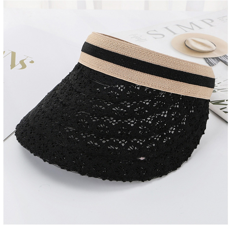Fashion Black Hoop Lace Top Hat,Sun Hats