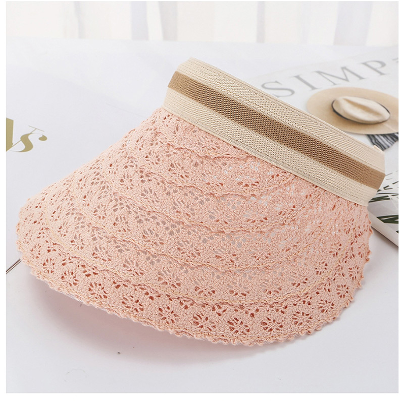 Fashion Pink Hoop Lace Top Hat,Sun Hats