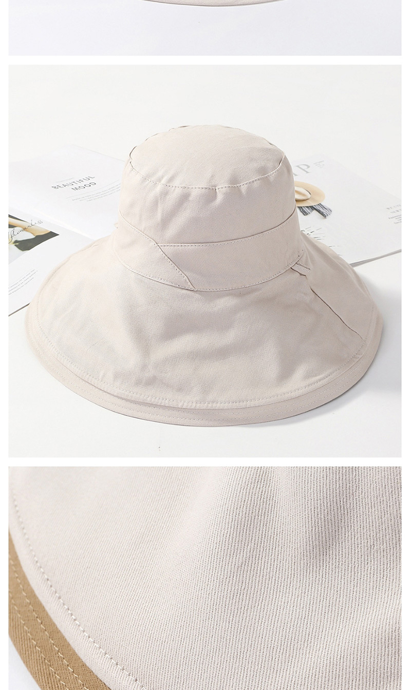 Fashion Yellow Stitching Contrast Double-sided Wearing Sunhat,Sun Hats