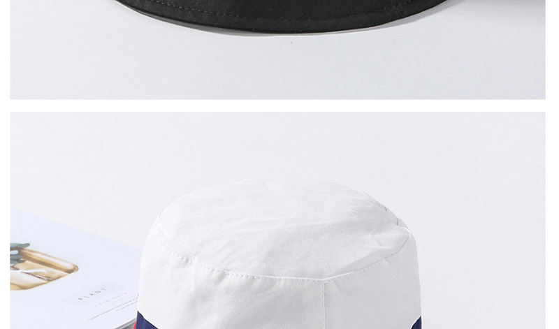 Fashion White Color Matching Letters Fisherman Hat,Sun Hats