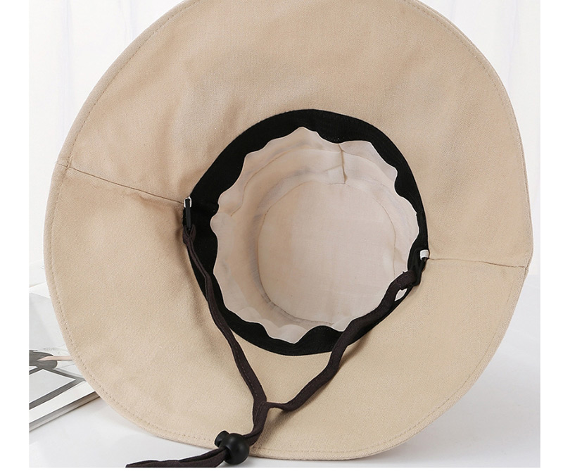 Fashion Black Dalat Bow Visor Fisherman Hat,Sun Hats
