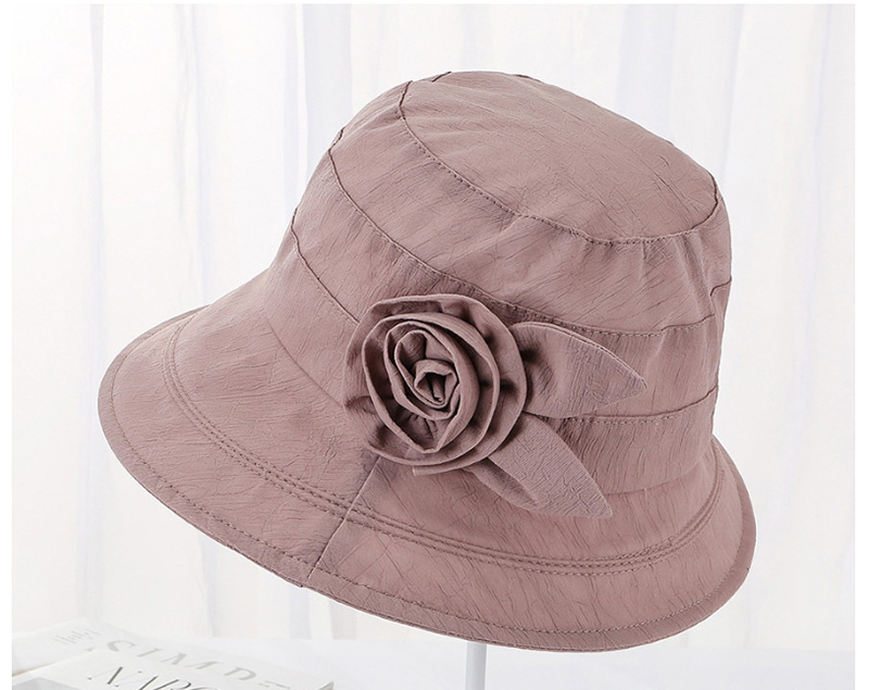 Fashion Gray Rabbit Ear Flower Shade Cap,Sun Hats