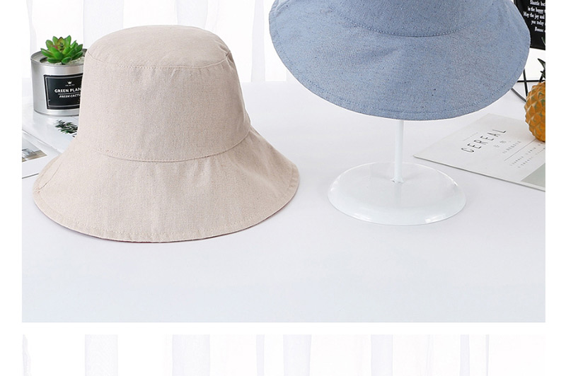 Fashion Brick Red Double-sided Visor Fisherman Hat,Sun Hats
