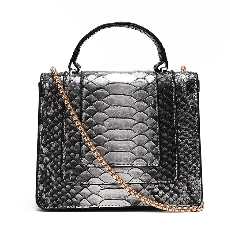 Fashion Yellow Snakeskin Pattern Bag,Handbags