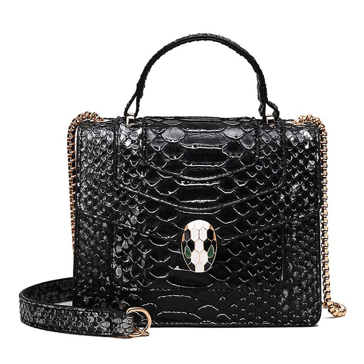 Fashion Black Snakeskin Pattern Bag,Handbags