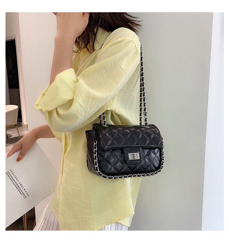 Fashion Yellow Grids Pattern Bag,Shoulder bags