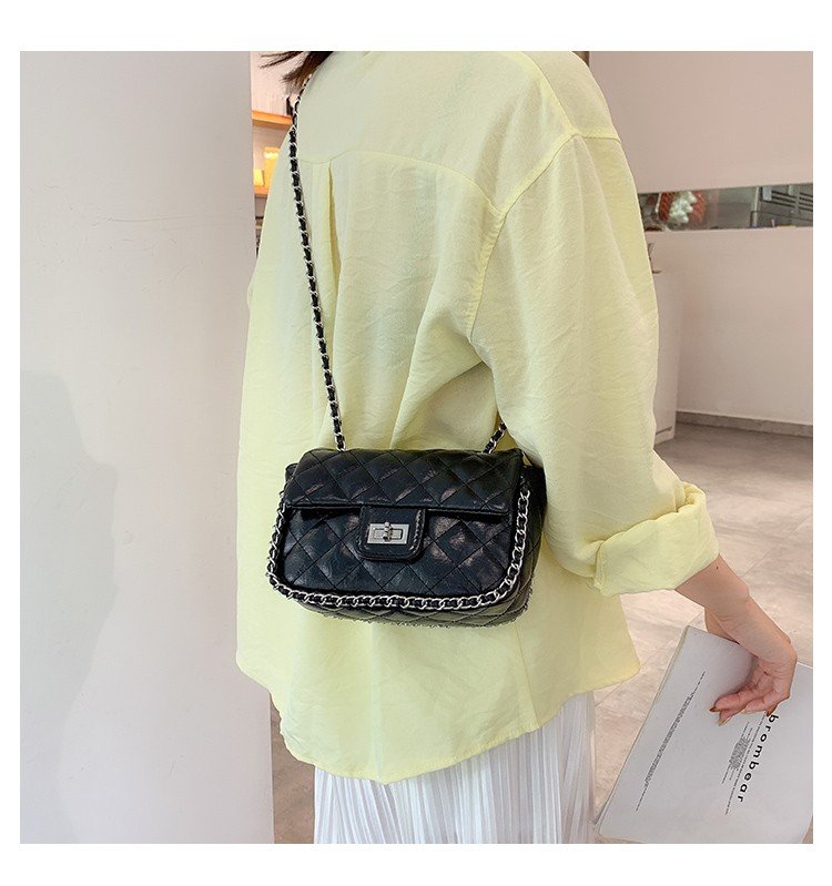 Fashion Yellow Grids Pattern Bag,Shoulder bags