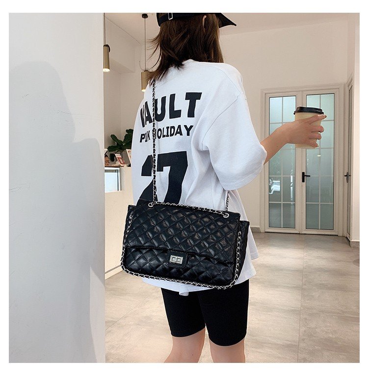 Fashion Black Grids Pattern Bag,Shoulder bags