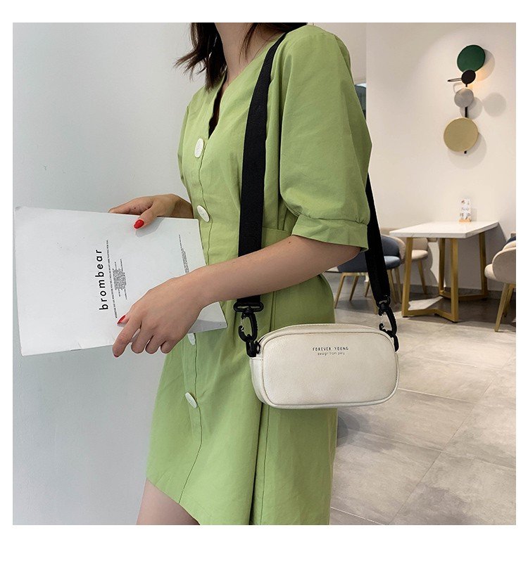 Fashion Black Letter Broadband Shoulder Crossbody Bag,Shoulder bags