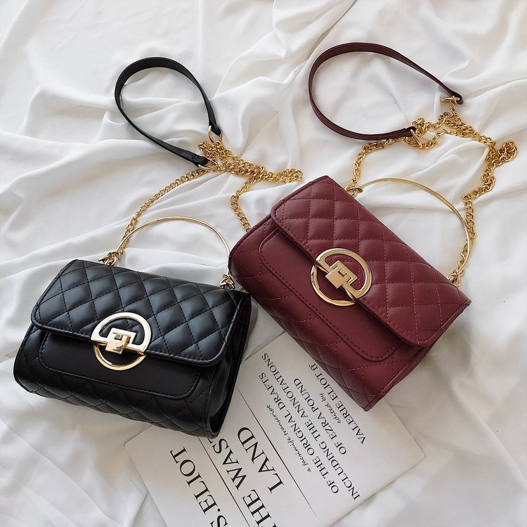 Fashion Black Grids Pattern Bag,Handbags