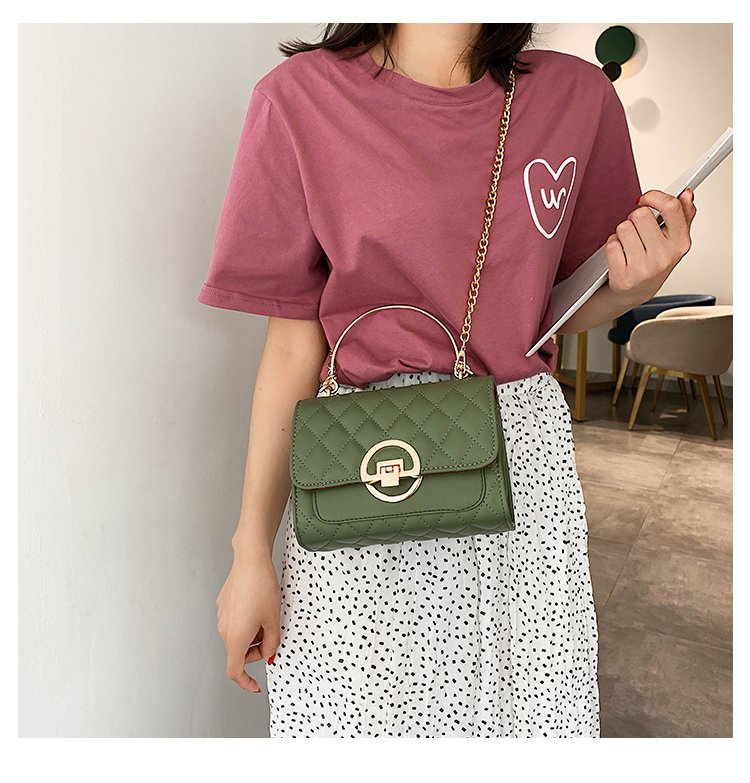 Fashion Green Grids Pattern Bag,Handbags