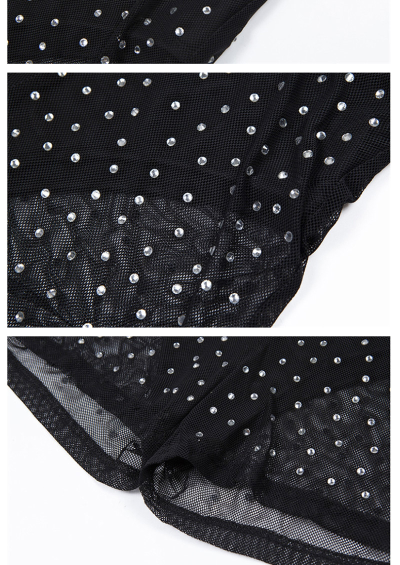 Fashion Black Halter Tie Vest + High Waist Shorts Suit,Tank Tops & Camis