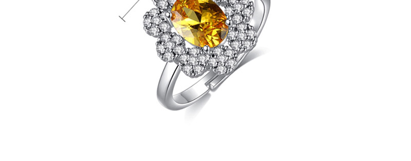 Fashion Yellow Open Ring,Rings