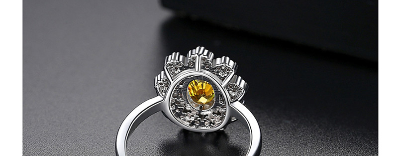 Fashion Yellow Open Ring,Rings