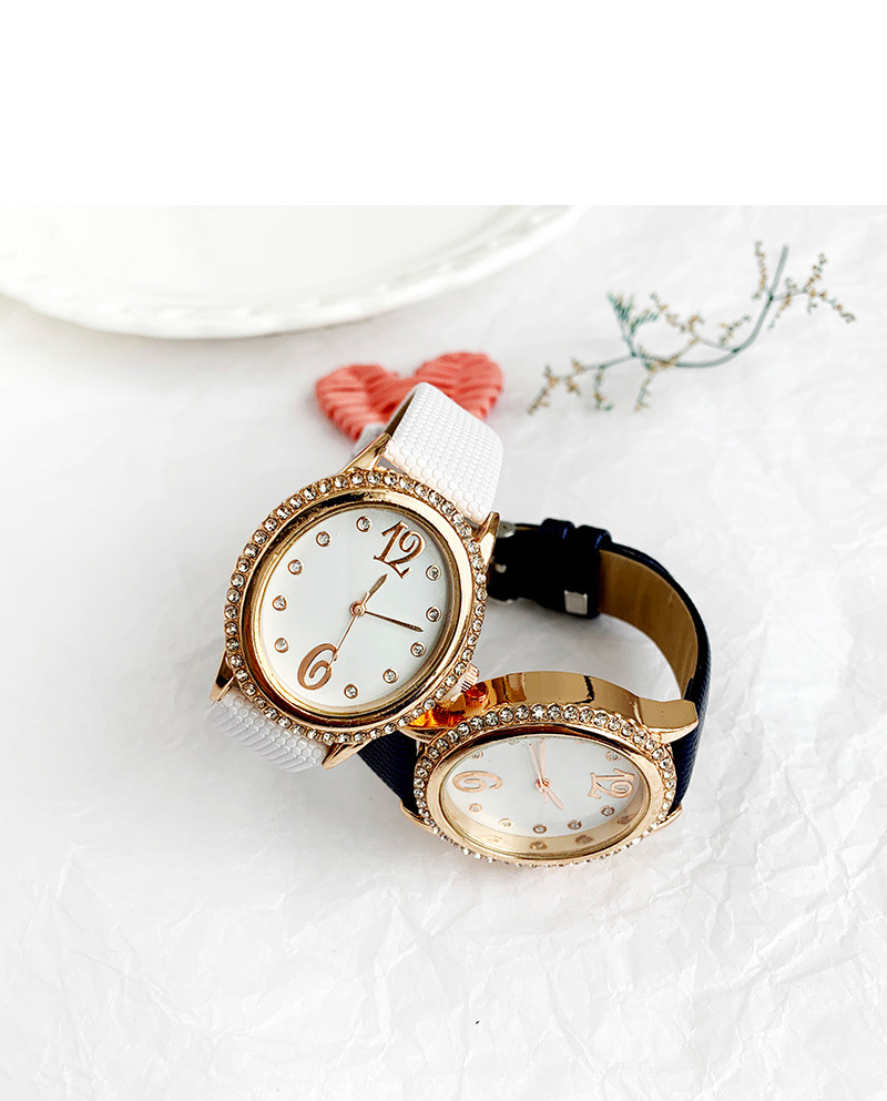 Fashion Red Pu Skin Alloy Oval Watch,Ladies Watches