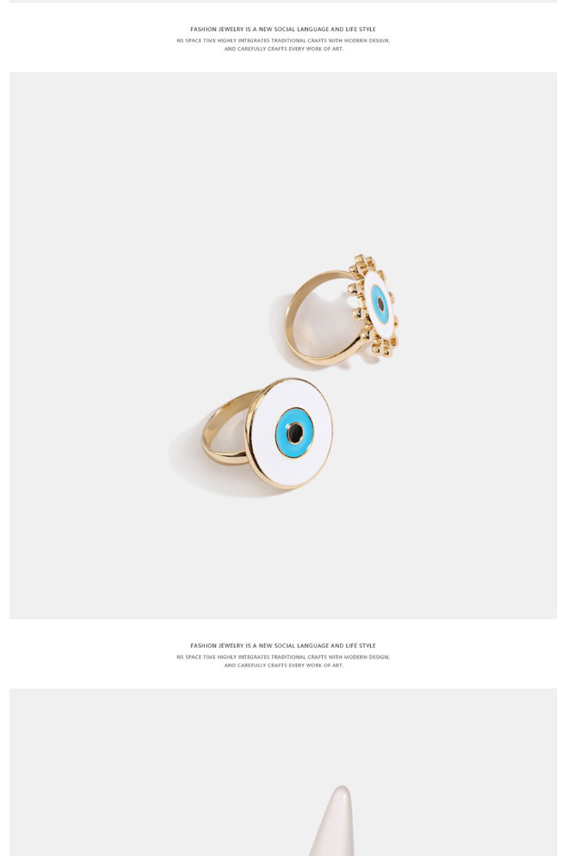 Fashion Disc Eye Alloy Drop Oil Ring,Fashion Rings