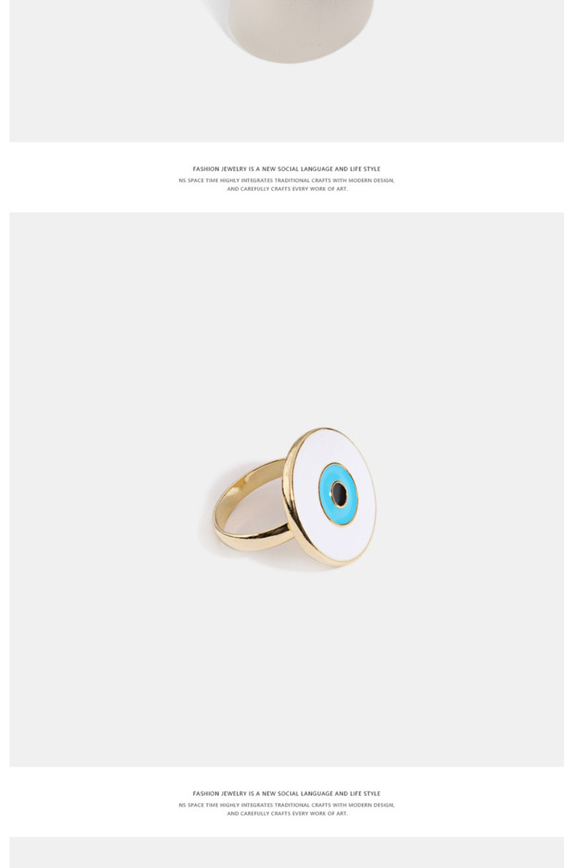 Fashion Disc Eye Alloy Drop Oil Ring,Fashion Rings