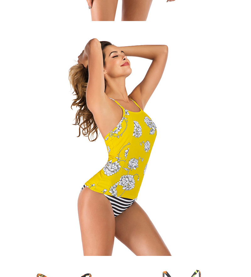 Fashion Yellow Printed Bikini,Bikini Sets