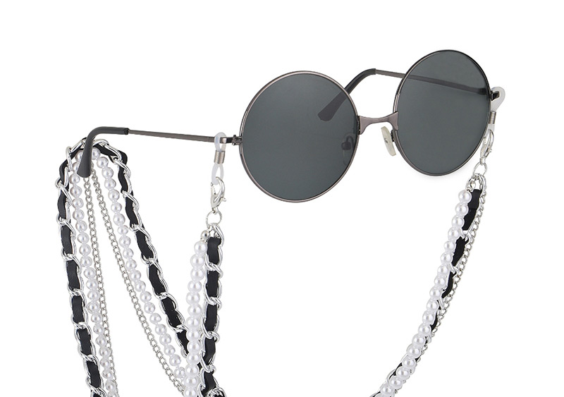 Fashion Gold Multi-layer Fringed Pearl Chain,Sunglasses Chain