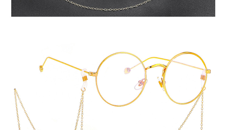 Fashion Silver Non-slip Metal Cross Star Glasses Chain,Sunglasses Chain