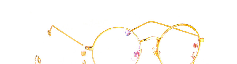 Fashion Gold Oval Beaded Copper Bead Chain,Sunglasses Chain
